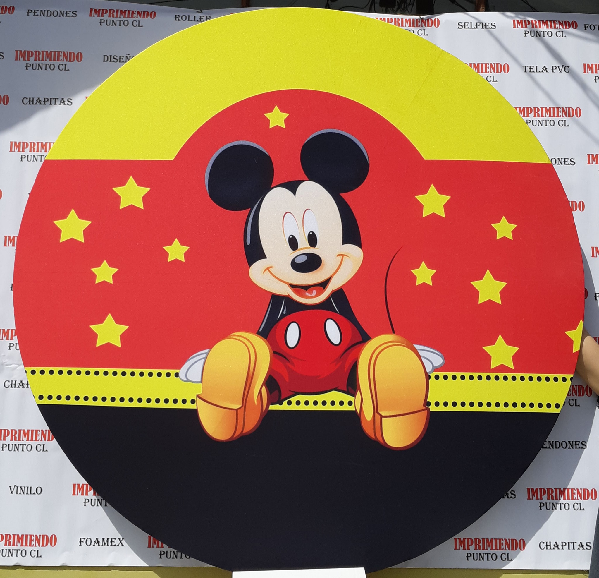 mickey-circular-1 Mickey-1 Fundas de tela sublimada para Candy Bar - Imagen 2