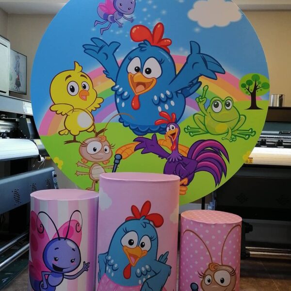 Gallina Pintadita Fundas de tela sublimada para Candy Bar