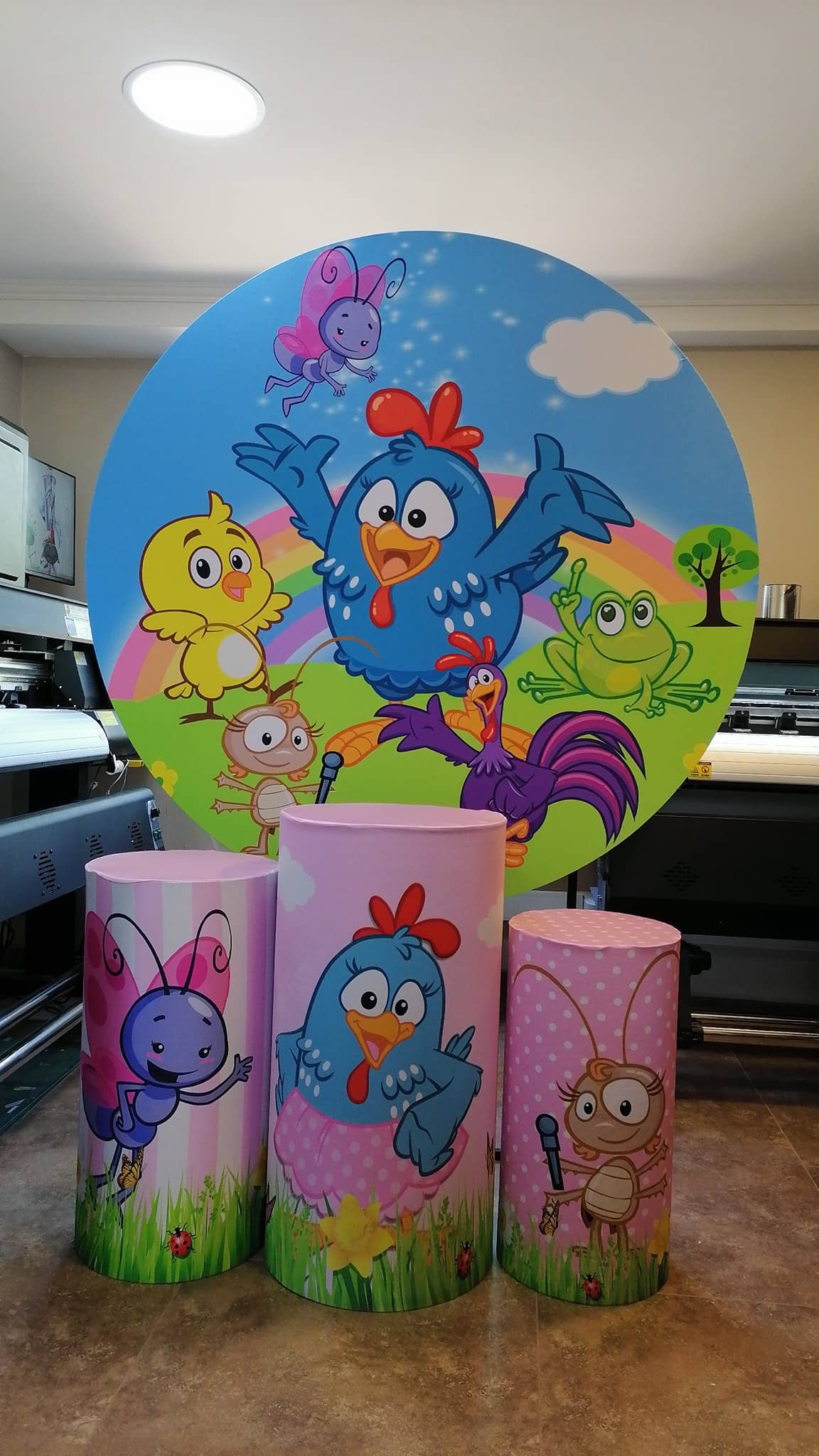 set-gallina-pintadita-1 Gallina Pintadita Fundas de tela sublimada para Candy Bar - Imagen 1