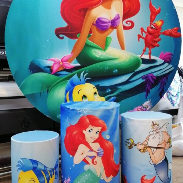 Sirenita-1 Fundas de tela sublimada para Candy Bar