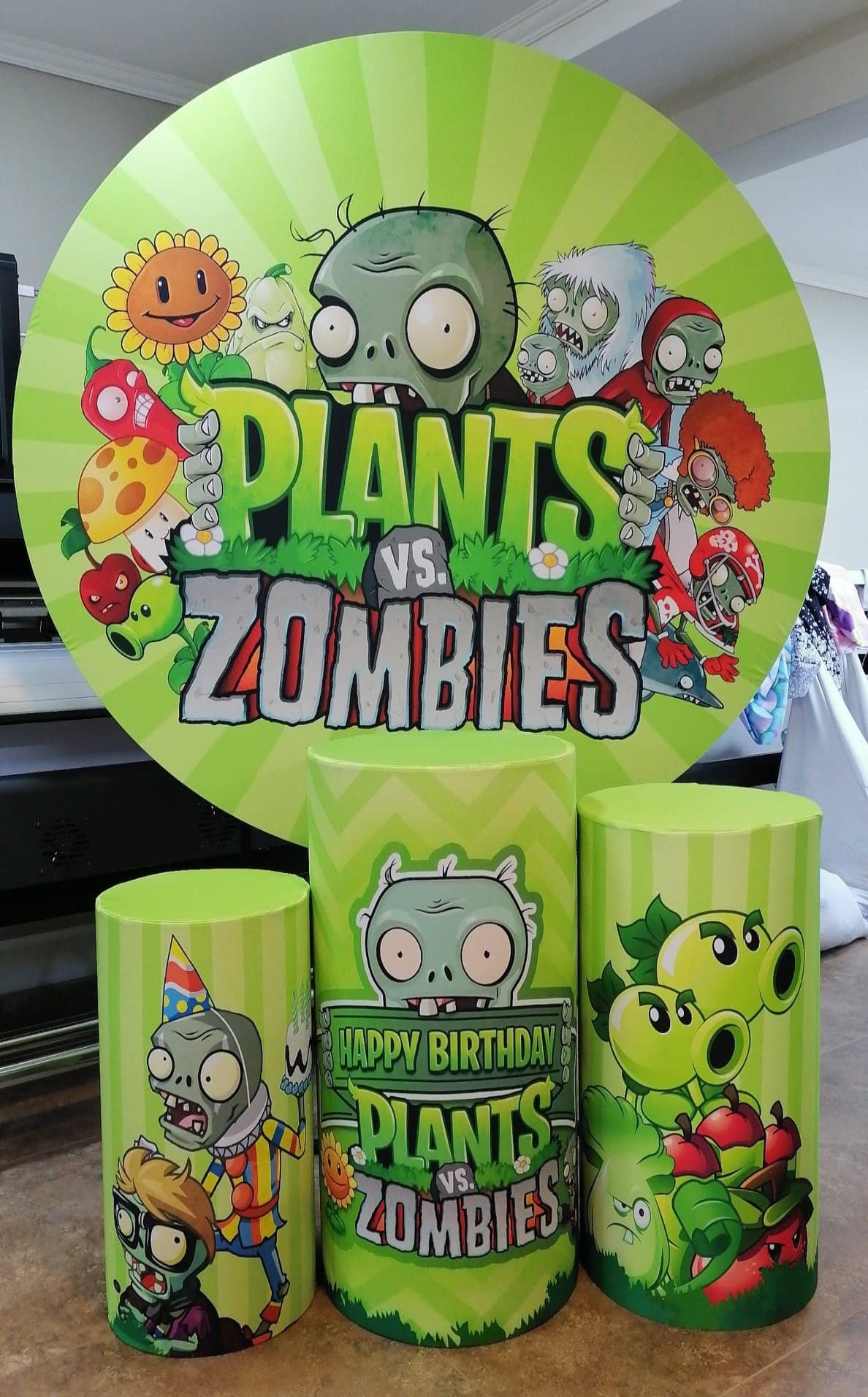 set-zombies-1 Plants vs Zombies Fundas de tela sublimada para Candy Bar - Imagen 1